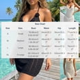 thumbnail image 2 of Women's Crochet Mini Dress Backless V-Neck Sheer Bodycon Beach Cover Up for Swimsuit Black L, 2 of 2