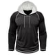 thumbnail image 4 of Blusa de manga larga con capucha para hombre, informal, a la moda, de color sólido, transpirable, de manga larga, con cuello redondo, blusa de poliéster para hombre, 4 of 5