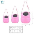 thumbnail image 3 of Deago Pet Carrier Bag Hamster Portable Breathable Outgoing Bag for Small Pets Hedgehog Squirrel Guinea Pig (Pink, L), 3 of 8