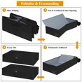 thumbnail image 4 of Almacenamiento debajo de la cama, paquete de 2 bolsas de almacenamiento debajo de la cama con tapa, organizador de cajones de almacenamiento de ropa resistente y plegable con 3 asas, caja de almacenam, 4 of 5