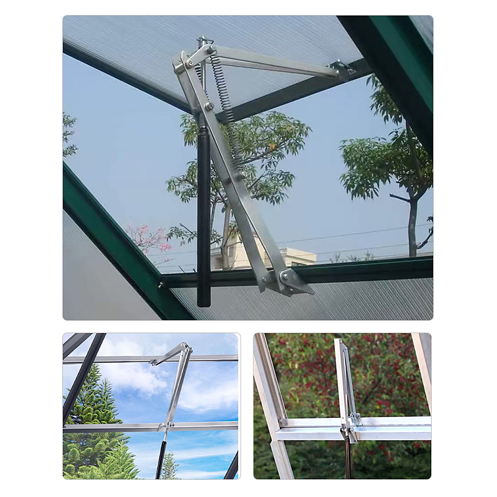 Greenhouse Window Opener High Strength Aluminum Automatic Garden Tool Opening Rod Auto Vent Opener Easy to Install