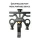 thumbnail image 5 of Sonducket Dispositivo de liberación rápida de pedal Accesorios de sujeción Estante de almacenamiento de componentes modificado profesional Soporte de Ciclismo Sonducket OD024282-00, 5 of 6