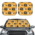 thumbnail image 2 of Naloa Corgi 2 Piece Foldable Car Sun Shades, Car Windshield Sunshade, Front Window Sunshade for Car, Truck, SUV - Medium, 2 of 7