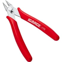 IGAN 170 Flush Wire Cutter 5-inch 16 AWG Precision Cutter, Flush Pliers, Electrical Sprue