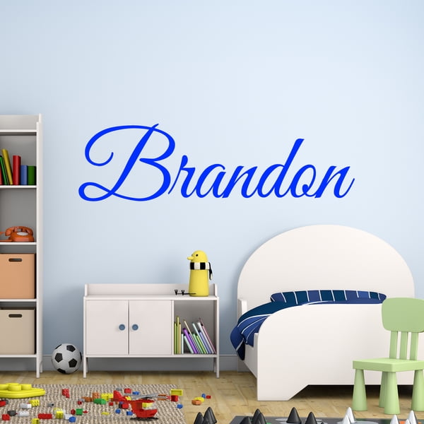 Custom Personalised Name Wall Art Stickers Kids Art Nursery