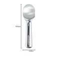 thumbnail image 2 of Zeroll 1010 - Cucharada de helado, diseño de aluminio, Plata/Marrón, 2 of 10