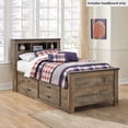 thumbnail image 2 of Signature Design by Ashley Casual Trinell Twin Bookcase Headboard  Brown, 2 of 7