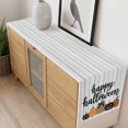 thumbnail image 4 of Happy Halloween Table Runner - 108 Inch Long, Kitchen Dining Table Runner Dresser Scarves, Dot Pumpkins Holiday Wooden Plank Farmhouse Decor for Coffee Tables Wedding Party Banquet, 4 of 8