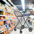 thumbnail image 2 of Extra Jumbo Shopping Cart,2 Layers Grocery Cart on Wheels, Foldable Utility Shopping Carts with Double Basket and 360° Rolling Swivel Wheels, 2 of 9