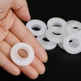 thumbnail image 4 of Uxcell 14mmx16mmx8mm Flanged Sleeve Bearings Nylon Bushings, White 10 Pack, 4 of 5