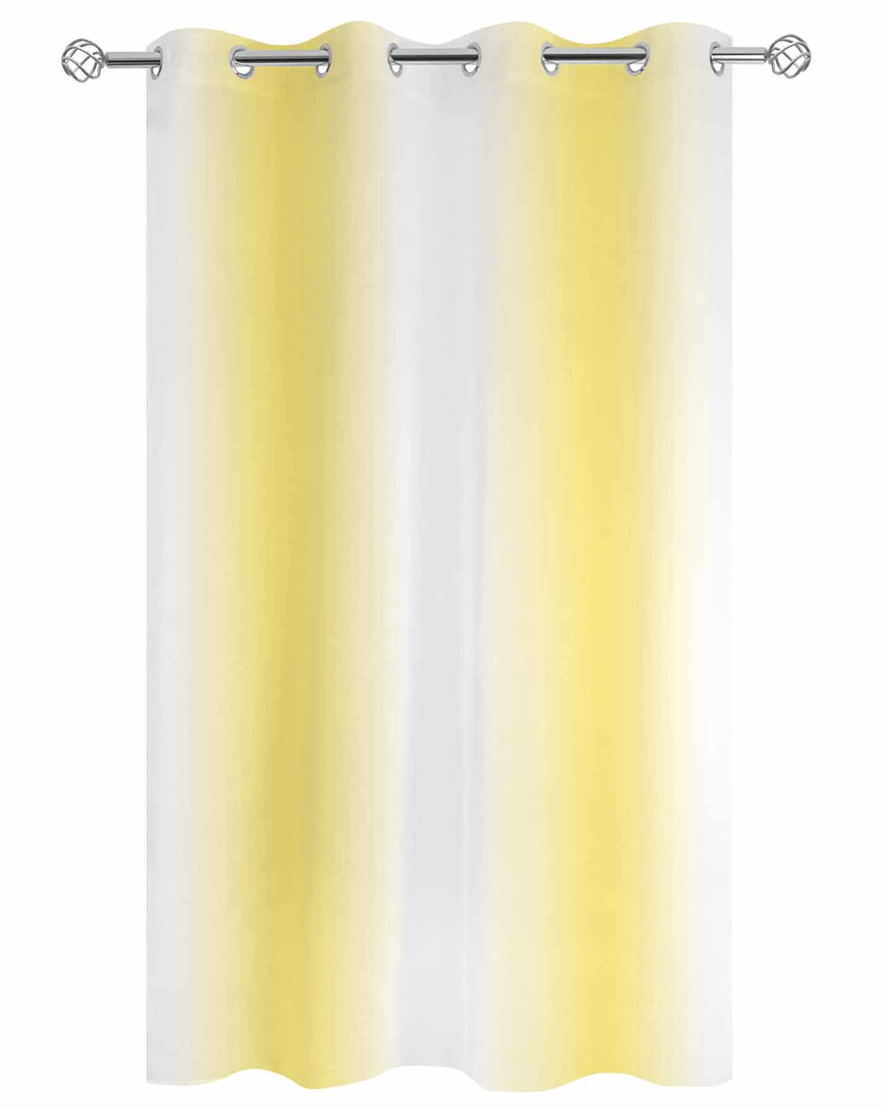 nqOlkjepod Outdoor Curtains for Patio Waterproof, Yellow Ombre Outdoor Privacy Panels Grommet, Farmhouse Modern Art Blackout Outside Curtains for Porch/Cabana/Pergola/Gazebo 54"x84", 1 Panel