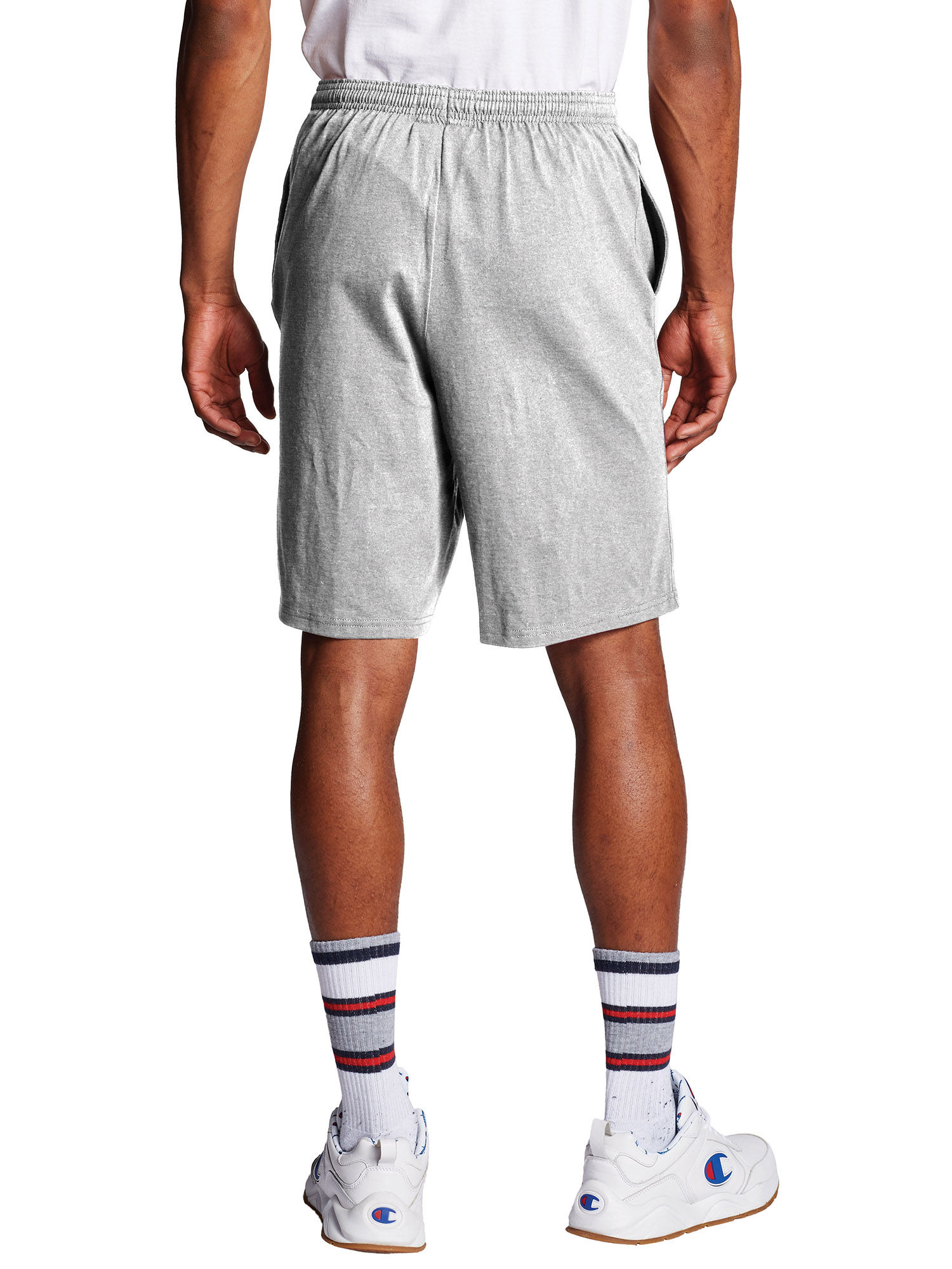 Champion Authentic Cotton 9-Inch Men's Shorts with Pockets - Walmart.com