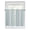Turquoise, variant on Half Window Curtains 24 Inches Long, Aqua Gray Stripes Window Treatment Curtain Drapes, Minimalist Gradient Lines Aesthetic Short Curtains Tiers for Kitchen Over Sink, 27.5"x24", 2 Panels
