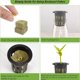 thumbnail image 3 of 72 Juegos De Cubos De Lana De Roca Y Macetas De Red, Absorción De Agua, Altas Tasas De Germinación, Altos Rendimientos De Cultivos, Cubos De Plantación De Lana De Roca De 1, 3 of 8