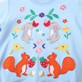 thumbnail image 4 of Kids Toddler Baby Girls Spring Autumn Animal Print Sweatshirts Cotton Casual Crew Neck Long Sleeve Tops Pullover Sweater Shirt 1-2T, 4 of 6