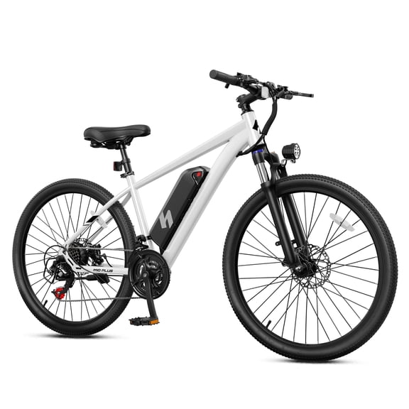 Adult Electric Bike Clearance Sale, Adult Electric Bicycle, 500W Motor, 48V 7.8AhRemovable Battery, 20MPH Max Speed, 7-Speed Transmission,Unisex (White)