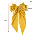 thumbnail image 4 of Hair Ties Women Fashion Ribbon Hairclip Vintage Satin Bow Bowknot Hairpin Hair Clip Hair Bands Accessories, 4 of 4