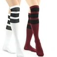 thumbnail image 2 of Teehee Women's Fashion Knee High Socks - 2 Pairs Pack (Original Stripes), 2 of 5