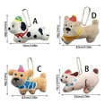 thumbnail image 5 of Lovely Puppy Plush Keychain Hanging Pendant Lightweight StuffedAn1ma1Charm, 5 of 10