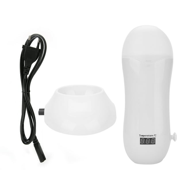 White Depilatory Wax Heater, Portable Depilatory Roll, Foot For Hand US Plug,EU Plug,UK Plug