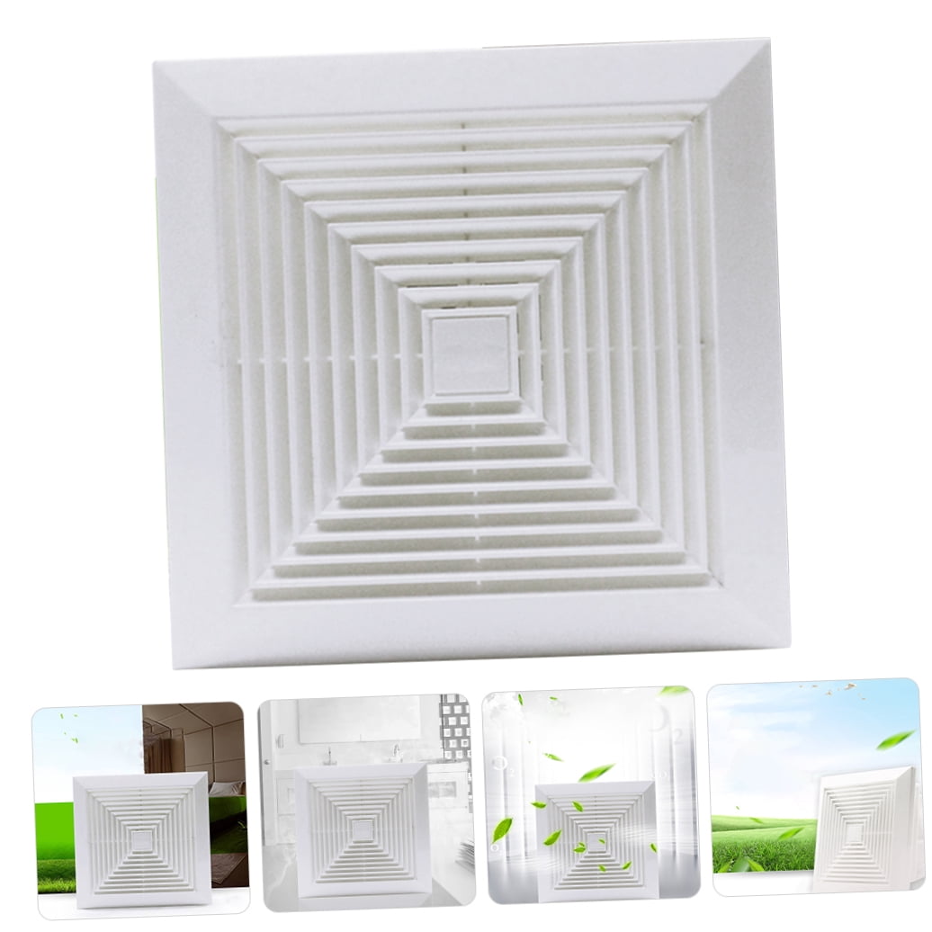 ELAYARD Quiet Bathroom Exhaust Fan for Ceiling and Wall, White Ventilation Fan Ideal for Kitchen and Bathroom Use