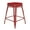 Red/Red, variant on Flash Furniture Kai Commercial Grade 24" High Backless Blue Metal Indoor-Outdoor Counter Height Stool with Teal-Blue Poly Resin Wood Seat