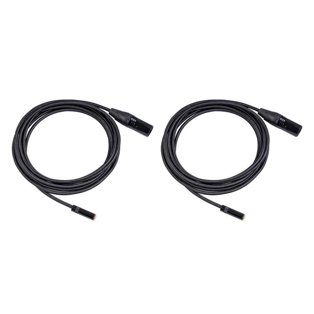 Tholdsy Cable XLR de doble blindaje adaptador de enchufe profesional cámara de vídeo suministros para el hogar para teléfono inteligente micrófono 3m 2piezas