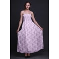 thumbnail image 4 of Bimba King Fisher Bird Print Summer Holiday Maxi Tube Smocked Dress-X-Large, 4 of 7