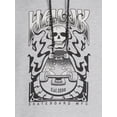 thumbnail image 4 of Tony Hawk Men’s Skulls Fleece Hoodie Sweatshirt, Sizes S-XL, 4 of 5