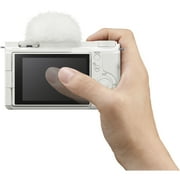 Sony Alpha ZVE10 II APS-C Interchangeable Lens Mirrorless Content Creators Camera (White)