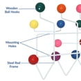 thumbnail image 6 of Hawthorne Collection Wall Mount Coat Rack, 6 of 7