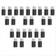 thumbnail image 1 of 25 Piezas de Bloqueador de Datos USB, Adaptador de Bloqueador USB de Solo Carga para Bloquear la Sincronización de Datos, Proteger el Robo de Jugo Negro, 1 of 5