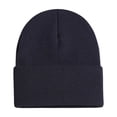 thumbnail image 4 of ZHOGXU Winter Beanie Hat For Women And Men Solid Color Knitted Thick Warm Comfortable Caps For Autumn Winter Daily Wear Navy One Size, 4 of 4