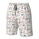 thumbnail image 4 of Balery Summer Floral Traje de Baño Estilo Hawaiano para Hombre, Shorts de Secado Rápido con Bolsillos-Large, 4 of 6