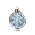 thumbnail image 3 of Qwtwty Glowing Christmas Story Ornament, Light-Up Mini Holiday Scene Christmas Tree Hanging Decoration with Warm LED Light, 3 of 6