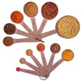 thumbnail image 1 of Fiudx Liquidación de ofertas flash 12 cucharas medidoras de acero inoxidable para café, condimentos, utensilios para hornear, 1 of 2
