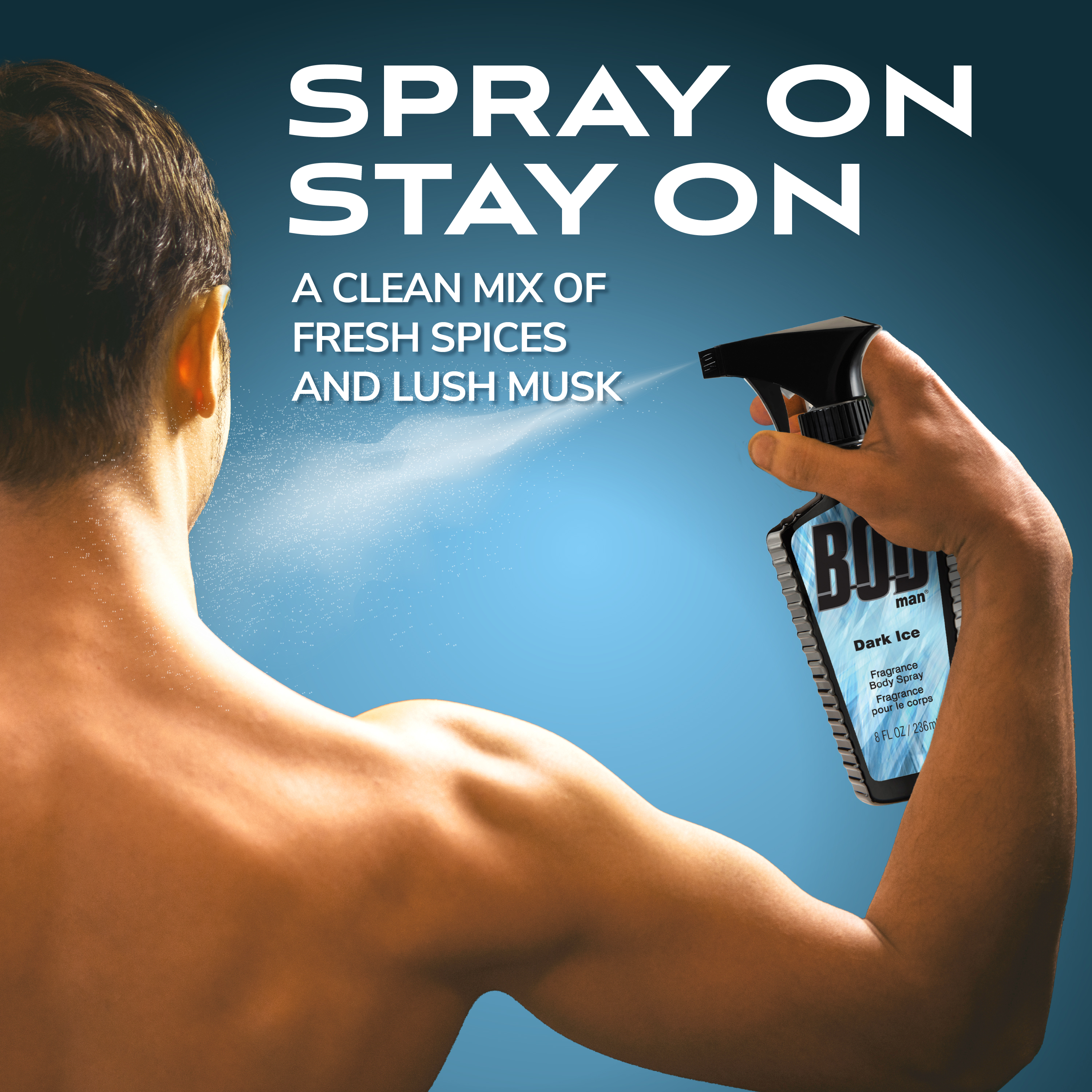 BOD Man Dark Ice Fragrance Body Spray, 8 fl oz - image 5 of 7