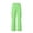 00#Green639, variant on Lullu Girls Sweatpants Preppy Cargo Pants Wide Leg Sweat Pants Joggers, Black, Sizes 5-16
