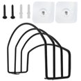 thumbnail image 5 of Black Iron Wall Baseball Hat Rack for Storage and Display with Strong Bearing Capacity 29.5x3.5 Inches, 5 of 5