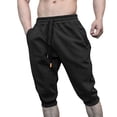 thumbnail image 1 of HUANBAI Male Spring And Summer Multi Pocket Sports Shorts Bifurcated Capri Pants, 1 of 4