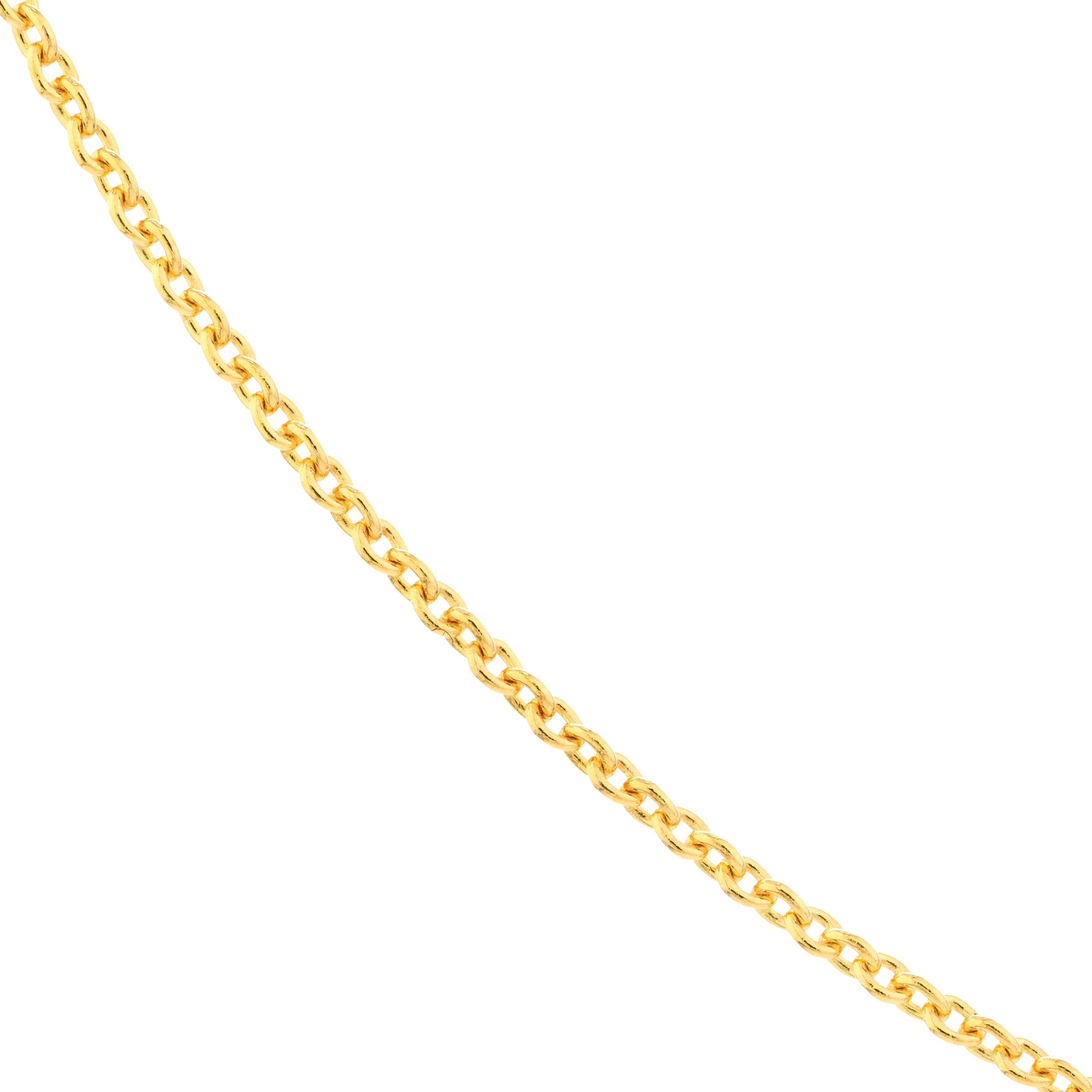 10K Yellow Gold 18" 1.05mm Tight Cable Chain Necklace w/ Lobster Lock - Women