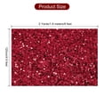 thumbnail image 2 of Lentejuelas Tela Rojo, 2 Yardas Longitud 3.9 Pies Ancho Terciopelo Tela, Malla Tela Completo Brillo Lentejuelas Tela Costura para Artesanía Ropa Decoración, 2 of 6