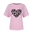 thumbnail image 4 of Pxiakgy Vente Chaude! T-Shirt Trèfle de la Saint-Patrick pour Femmes Chanceux Irlandais Manches Courtes T-Shirt Graphique Trèfle Mode Décontractée Imprimé Amour Col Rond Manches Courtes T-Shirt, 4 of 4