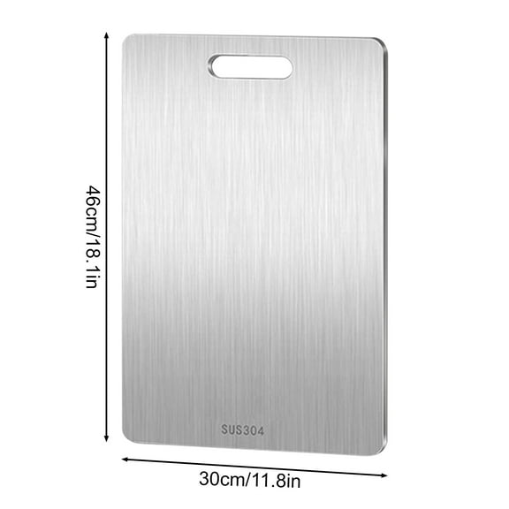 VALSEEL New Titanium Cutting Board Titanium Cutting Boards for Kitchen 1 Pack Double-sided Food-grade Titanium Cutting Board for Cutting Meats,Home Decor Collection