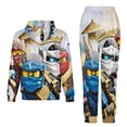 thumbnail image 2 of Ninjago Unisex Hoodies And Sweatpants Set Sweatshirts Jogger Pants Hooded Hoody Tracksuits Set Suit Winter Daily Adult Sweatsuit 2 Pcs, 2 of 9