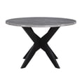 thumbnail image 5 of Steve Silver Amy Gray Faux Marble 48-inch Round Dining Table, 5 of 10