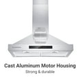 thumbnail image 3 of CIARRA Wall Mount Range Hood 30 inch in Stainless Steel CAS30875, 3 of 10