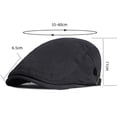 thumbnail image 2 of CoCopeaunts Beret Hats for Women Spring Summer Cotton Vintage Ivy Flat Cap Retro Artist Painter Beret Hat Adjustable Newsboy Cap, 2 of 7