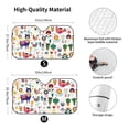thumbnail image 3 of Disketp Windshield Sun Shade, Car Sun Shade For Front Window Alpaca Flower Sunshades Sun Visor Protector Blocks Uv Rays Foldable, 3 of 9