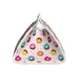 thumbnail image 3 of Lsque Colorful Donuts Printed Long Tissue Box Cover Holder, Facial Paper Organizer Dispenser,Triangle with Bottom Belt, PVC Leather Decorative Organizer, 3 of 9